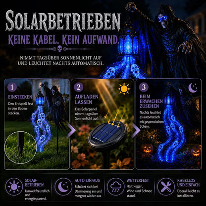 Halloween Soul Harvester Solar Garden Light