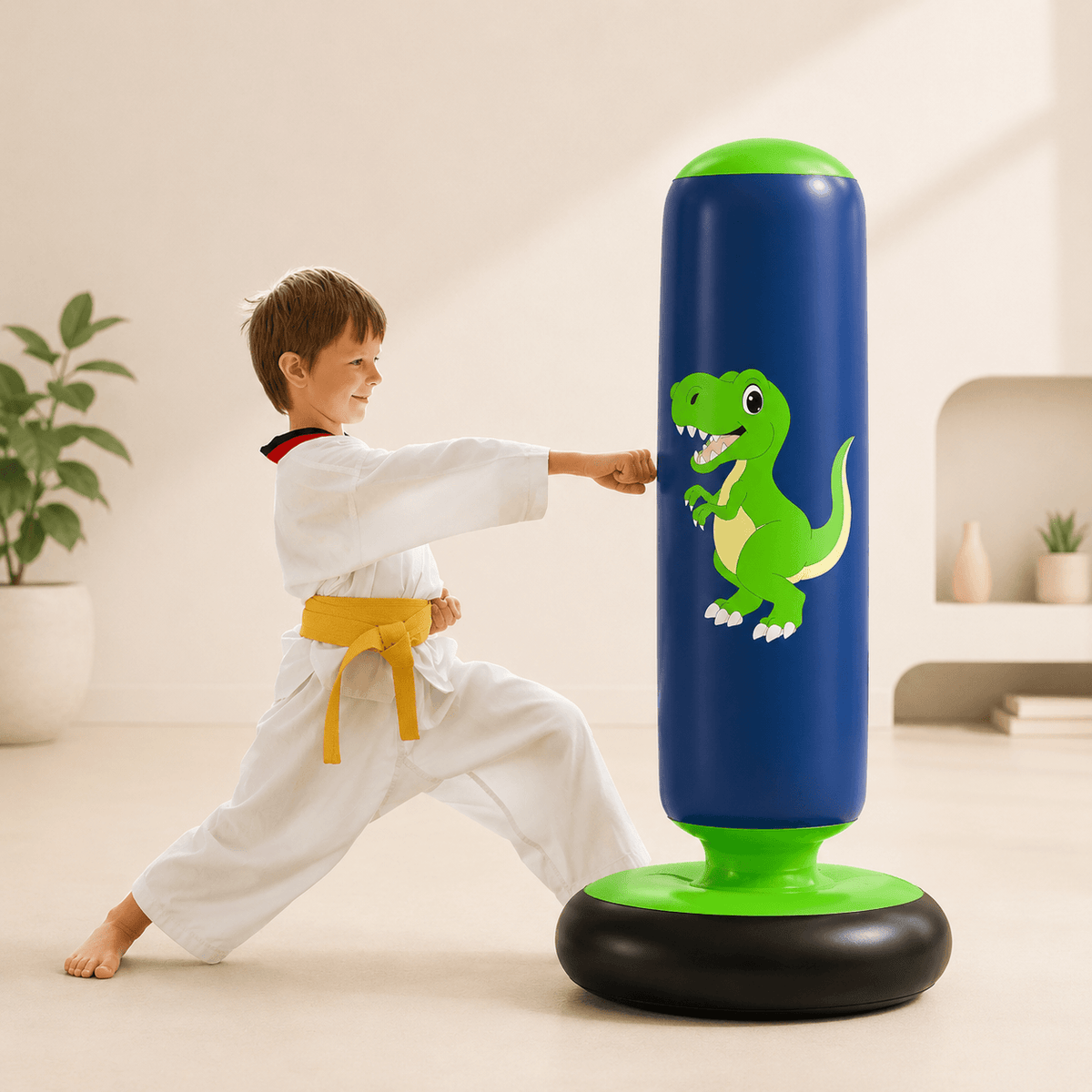Kids Inflatable Dinosaur Punching Bag 48 Inch