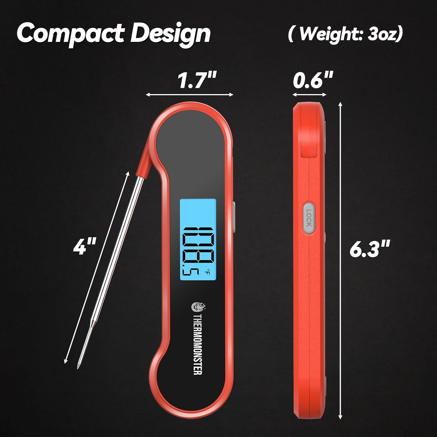 Instant Read Meat Thermometer Digital