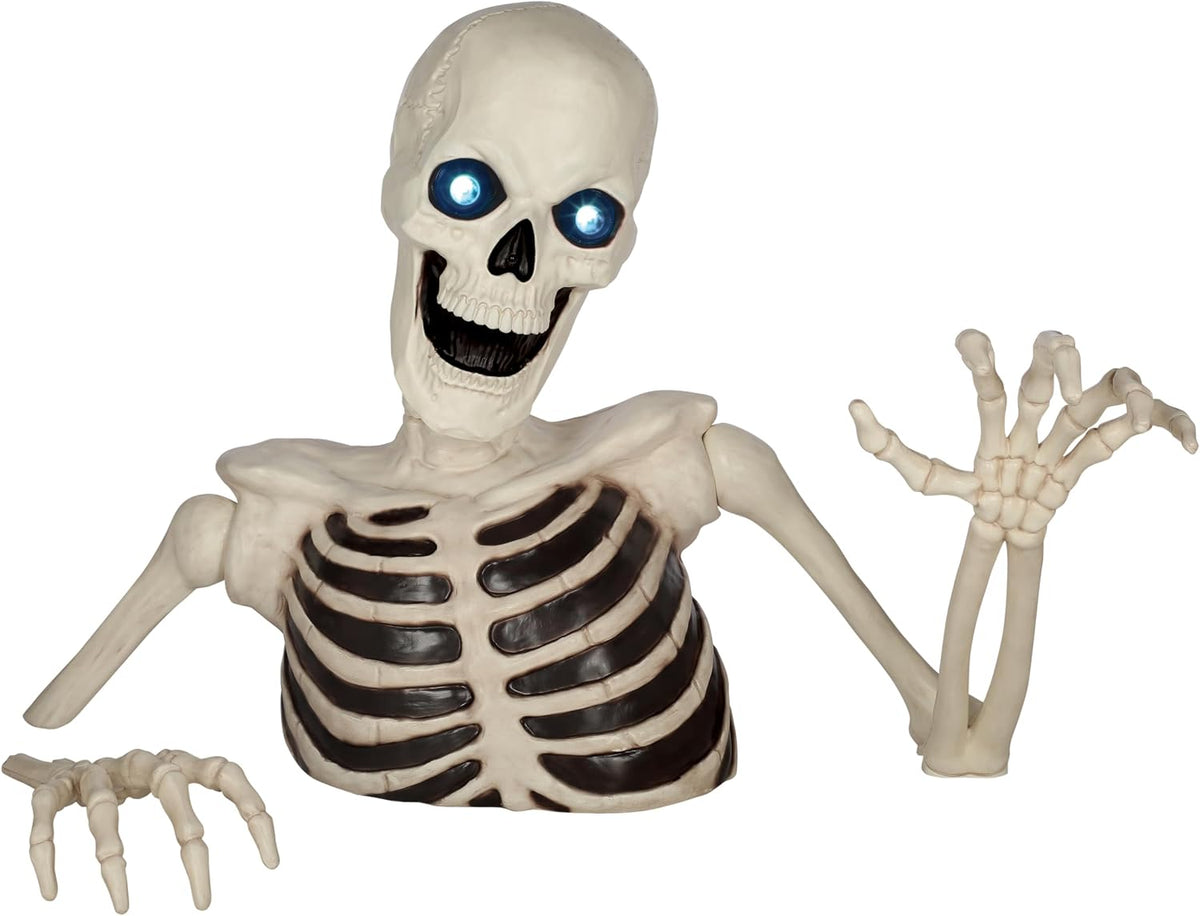 Giant Halloween LED Ground Breaking Skeleton