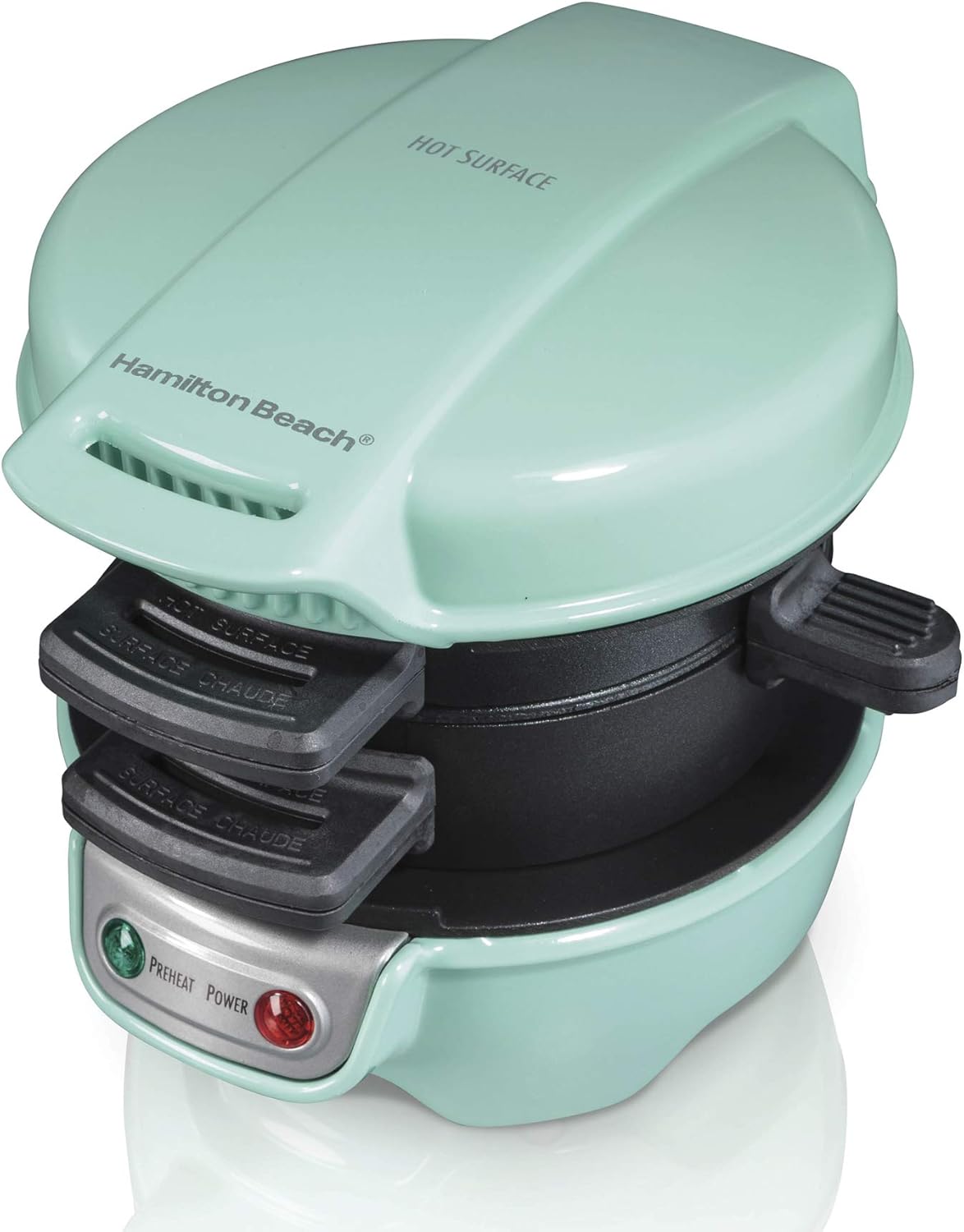 Breakfast Sandwich Maker with Egg Cooker Ring