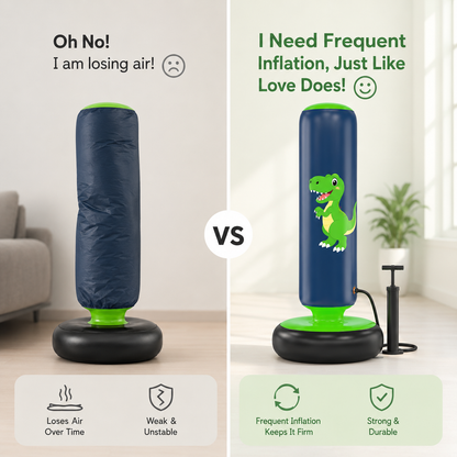 Kids Inflatable Dinosaur Punching Bag 48 Inch