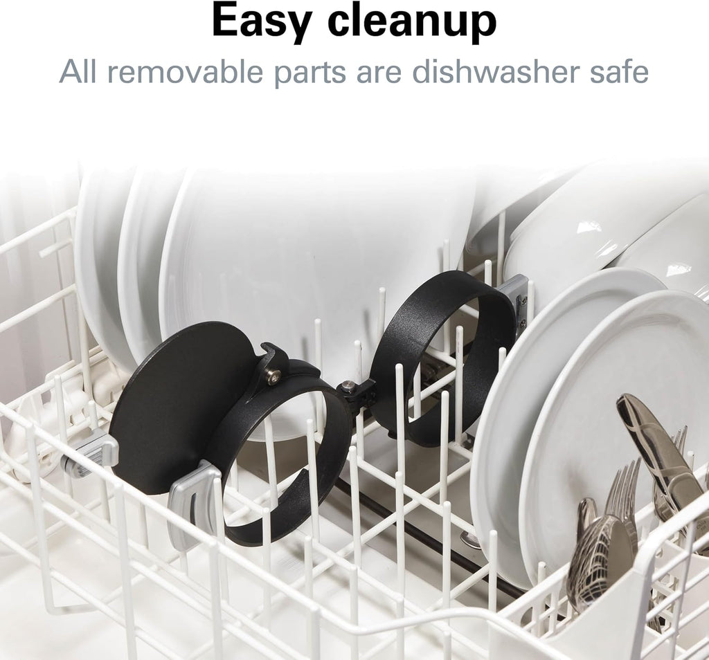 Breakfast Sandwich Maker with Egg Cooker Ring