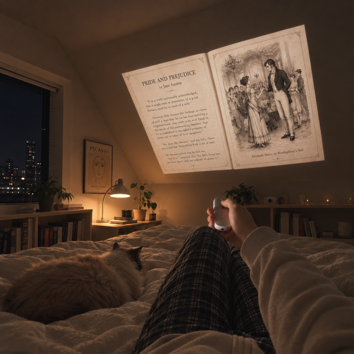 LittleLuma Portable Book Projector