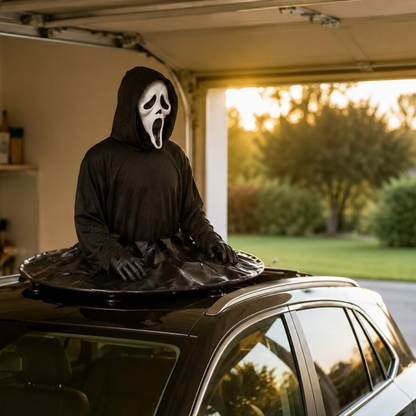 Horror Ghost Mask Car Roof Halloween Decor