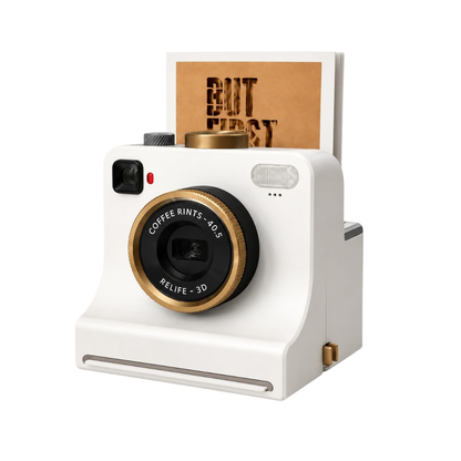 3D Printed Latte Art Coffee Stencil Camera
