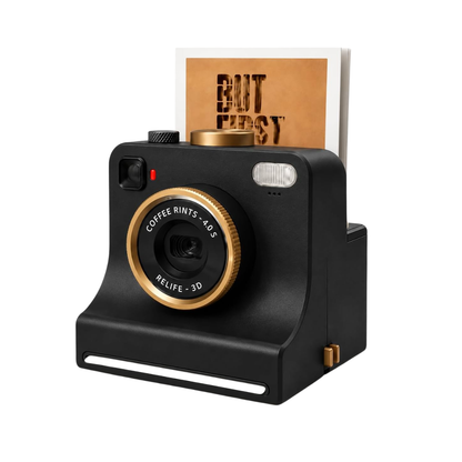 3D Printed Latte Art Coffee Stencil Camera