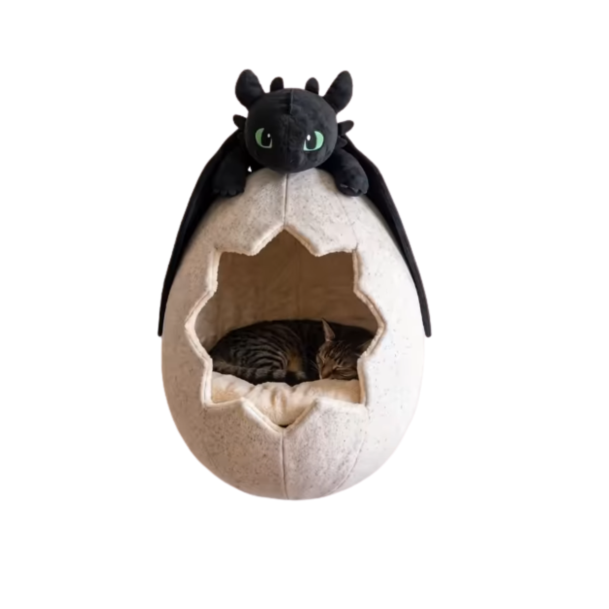 Toothless Dragon Egg Cat Bed Cozy Cave