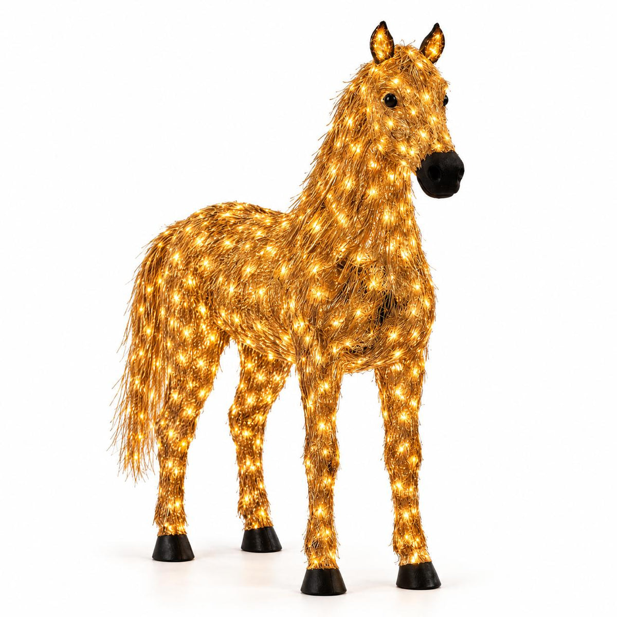 Double Horse LED Christmas Decoration Set