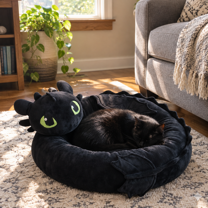 Toothless Dragon Cat Cave Bed