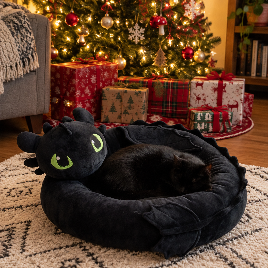 Toothless Dragon Cat Cave Bed