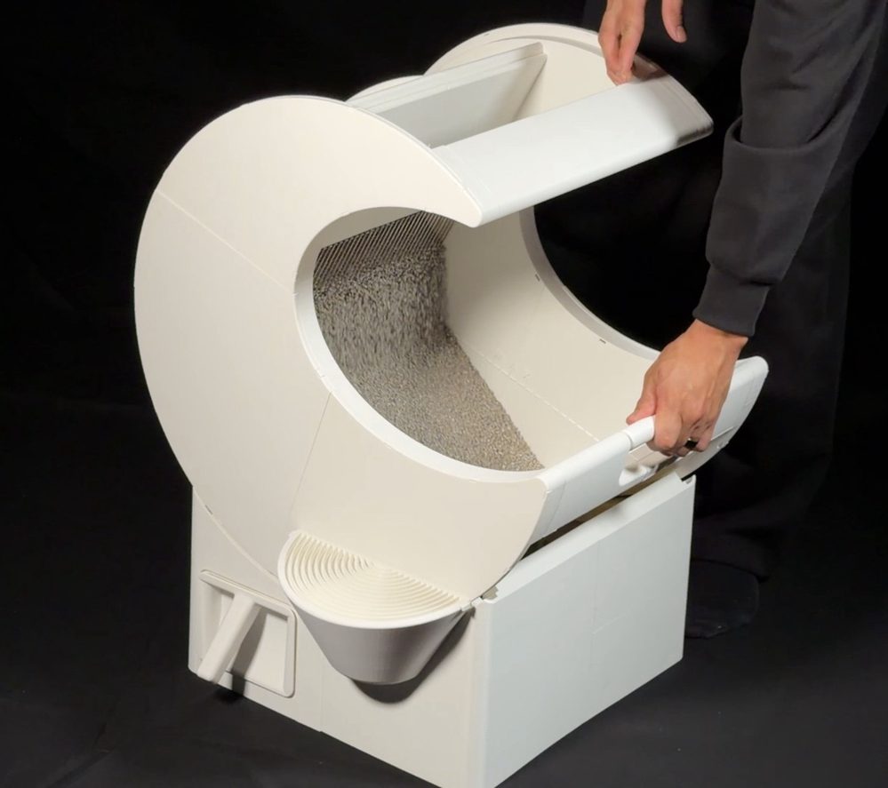 Manual Self-Cleaning Cat Litter Box