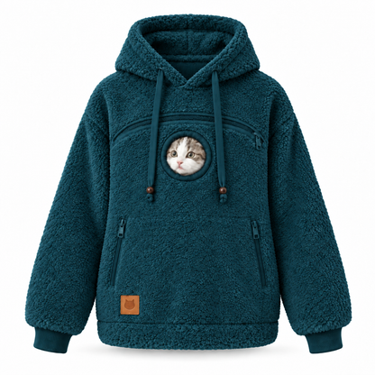 Pet Pouch Hoodie for Cats & Small Dogs