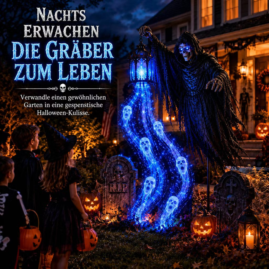 Halloween Soul Harvester Solar Garden Light