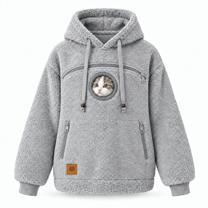 Pet Pouch Hoodie for Cats & Small Dogs