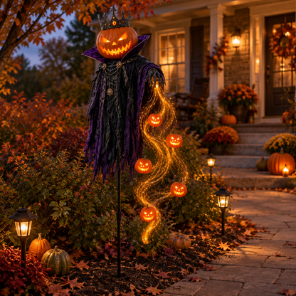 Pumpkin Reaper Halloween Yard Decoration