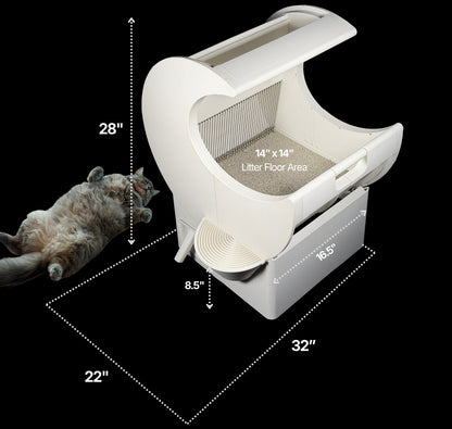 Manual Self-Cleaning Cat Litter Box