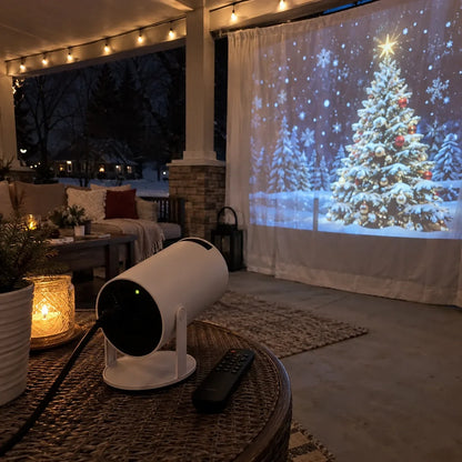 Pane Light™ Christmas Projector – 3D Holiday Scene Outdoor Light