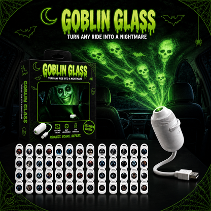 Goblin Glass USB Car Halloween Projector