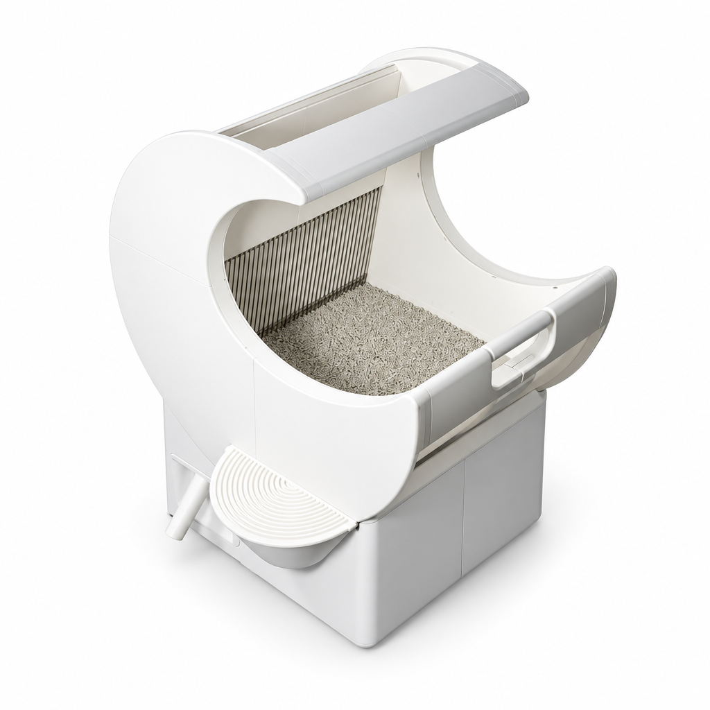 Manual Self-Cleaning Cat Litter Box